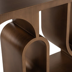 Console Alexander Jones brushed gold (Lugano) - Richmond Interiors