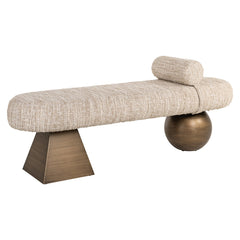 Bank Alexander Jones beige angora (Geneva) - Richmond Interiors