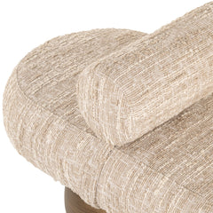 Bench Geneva beige angora alexander jones - Richmond Interiors