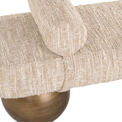 Bank Alexander Jones beige angora (Geneva) - Richmond Interiors