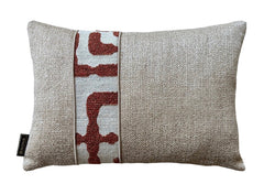 Estoi brique stripe sierkussen 45x30 - Brons Sierkussens