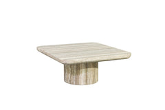 Bijzettafel Denizly grey faux travertine - Richmond Interiors