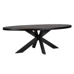 Dining table Watson 235 incl. spider leg black (Black) - Richmond Interiors