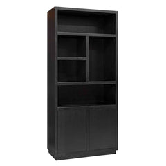 Display cabinet Oakura 2-doors (Black) - Richmond Interiors