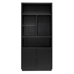 Display cabinet Oakura 2-doors (Black) - Richmond Interiors