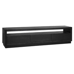 Fernsehkommode Oakura 3-Schubladen (Black) - Richmond Interiors