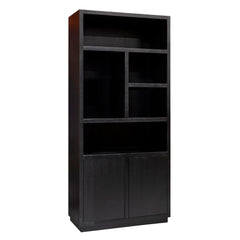 Boekenkast Oakura 2-deuren (Black) - Richmond Interiors