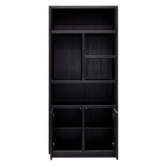 Boekenkast Oakura 2-deuren (Black) - Richmond Interiors