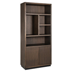 Boekenkast Oakura 2-deuren (Brown) - Richmond Interiors