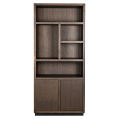 Boekenkast Oakura 2-deuren (Brown) - Richmond Interiors