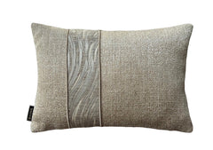 Silves stripe sierkussen 45x30 - Brons Sierkussens