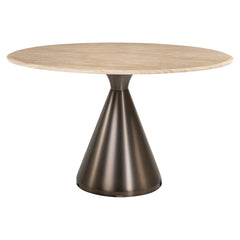 Eettafel Montgommery beige 130Ø - Richmond Interiors