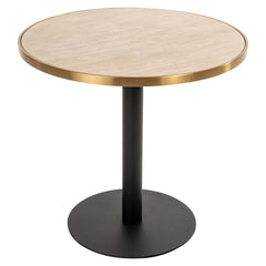 Bistro table Brazza beige 80Ø - Richmond Interiors