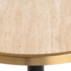 Bistro table Brazza beige 80Ø - Richmond Interiors