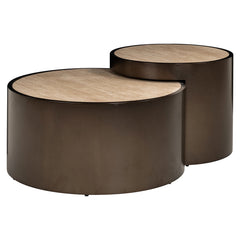Coffee table Ronson beige (Set of 2) - Richmond Interiors
