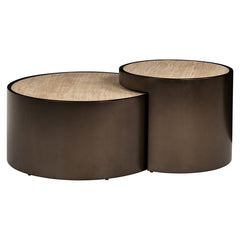 Coffee table Ronson beige (Set of 2) - Richmond Interiors
