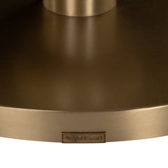 Bistro-Tisch Witlox black/gold 75Ø - Richmond Interiors