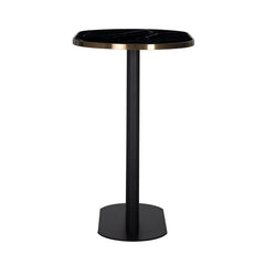 Bar table Zenza oval (Black) - Richmond Interiors