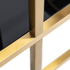 Wandkast Magnus brushed gold - Richmond Interiors