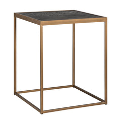 Ecktisch Blackbone brass 50x50 (Black rustic) - Richmond Interiors