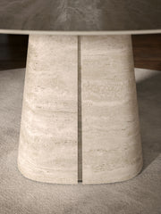 Rado dining table round ceramic Colosseo - Cattelan Italia