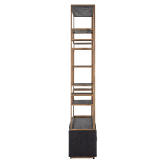 Wandschrank Hunter 2-schubladen (Black rustic) - Richmond Interiors