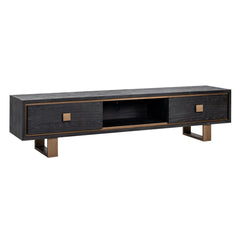 Fernsehkommode Hunter 2-schubladen (Black rustic) - Richmond Interiors