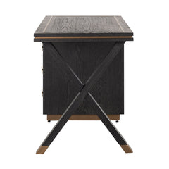 Bureau Hunter black rustic  - Richmond Interiors