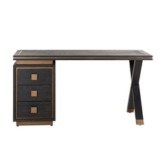 Bureau Hunter black rustic  - Richmond Interiors