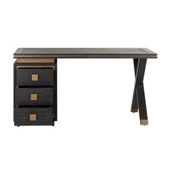 Bureau Hunter black rustic  - Richmond Interiors