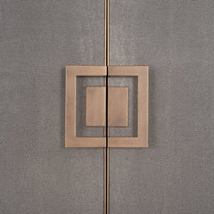 Opbergkast Bloomville brass shagreen  - Richmond Interiors