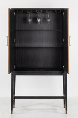 Opbergkast Bloomville brass shagreen  - Richmond Interiors