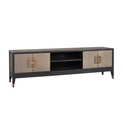 TV cabinet Bloomville 4-doors (Gold) - Richmond Interiors