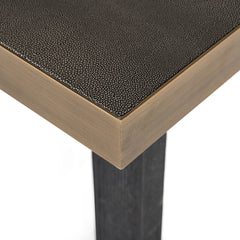 Dining table Bloomville brass shagreen incl. glass top 230 - Richmond Interiors
