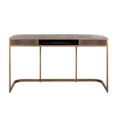 Schreibtisch Classio 2-Schubladen  (Brushed Gold) - Richmond Interiors