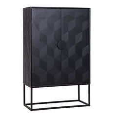 Wandschrank Blax 2-Türen (Black) - Richmond Interiors