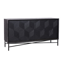 Dressoir Blax 2-schuifdeuren (Black) - Richmond Interiors