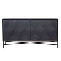 Dressoir Blax 2-schuifdeuren (Black) - Richmond Interiors