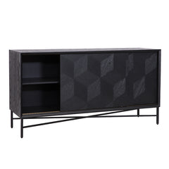 Dressoir Blax 2-schuifdeuren (Black) - Richmond Interiors