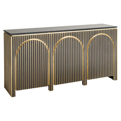 Dressoir Les Arcs 3-deurs (Brushed Gold) - Richmond Interiors