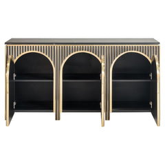 Sideboard Les Arcs brushed gold  - Richmond Interiors