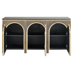 Dressoir Les Arcs 3-deurs (Brushed Gold) - Richmond Interiors