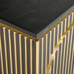 Dressoir Les Arcs 3-deurs (Brushed Gold) - Richmond Interiors