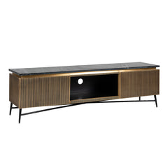 TV-Dressoir Ironville 2-deuren (Gold) - Richmond Interiors