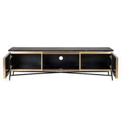 TV-Dressoir Ironville 2-deuren (Gold) - Richmond Interiors