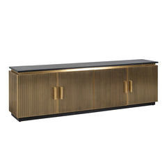 TV cabinet Ironville 4-doors (Gold) - Richmond Interiors