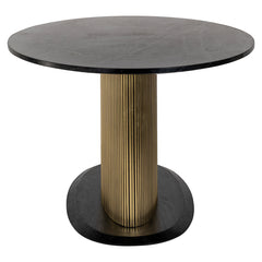 Eettafel Ironville ovaal 235 (Black/gold) - Richmond Interiors