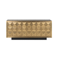 Sideboard Collada 3-Türen (Brushed Gold) - Richmond Interiors