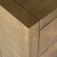 Sideboard Collada 3-Türen (Brushed Gold) - Richmond Interiors