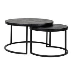 Coffee table Catana set of 2  (Black) - Richmond Interiors